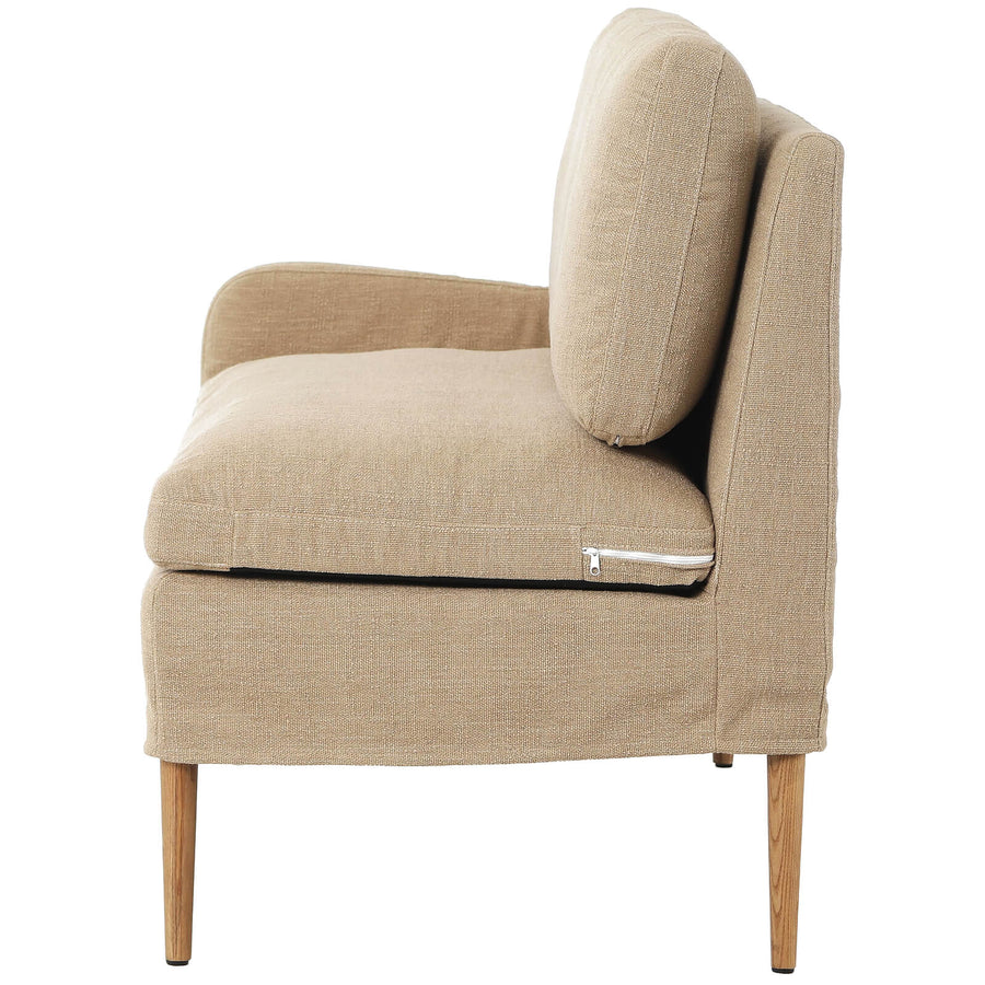 Pensham Upholstered Bench – Left-Hand-Facing Unit
