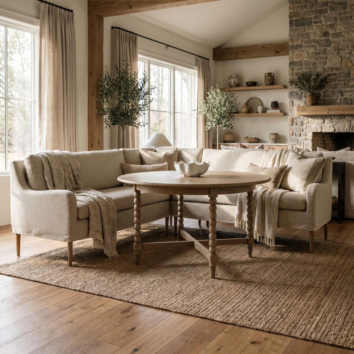 Pensham Upholstered Bench – Small Group