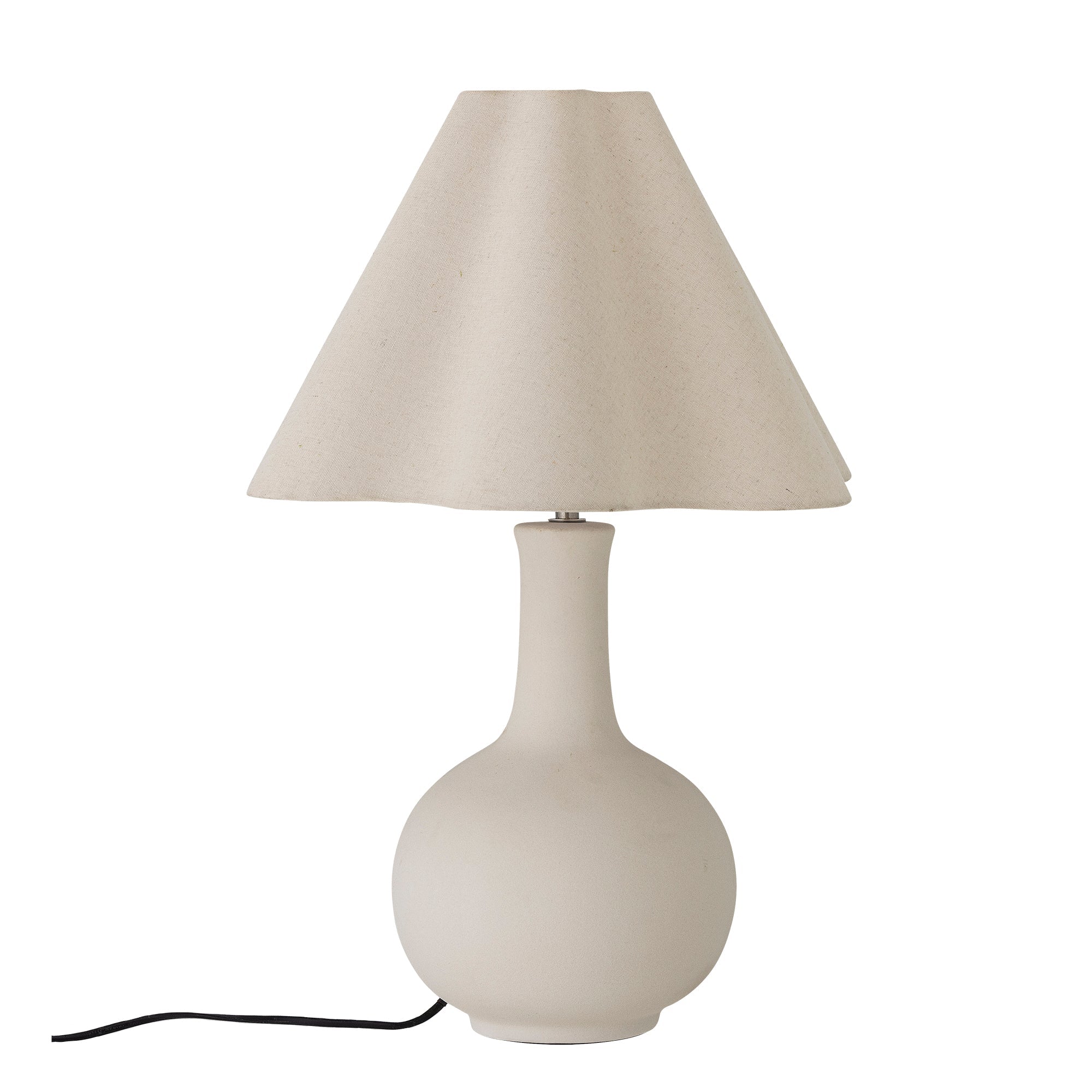Heide Table Lamp - White Stoneware