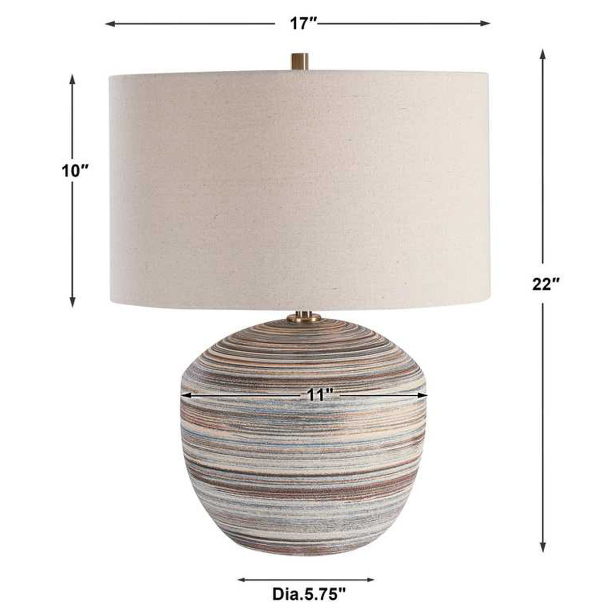 Prospect Striped Accent Lamp