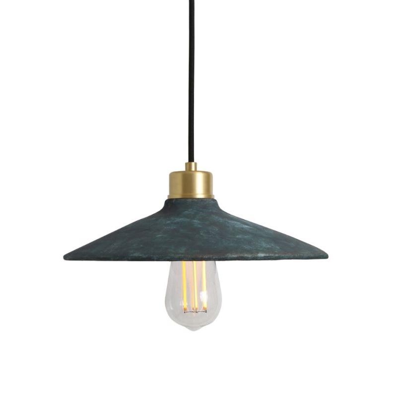 Pyrus Organic Ceramic Pendant Light - Blue Earth - Mullan Lighting