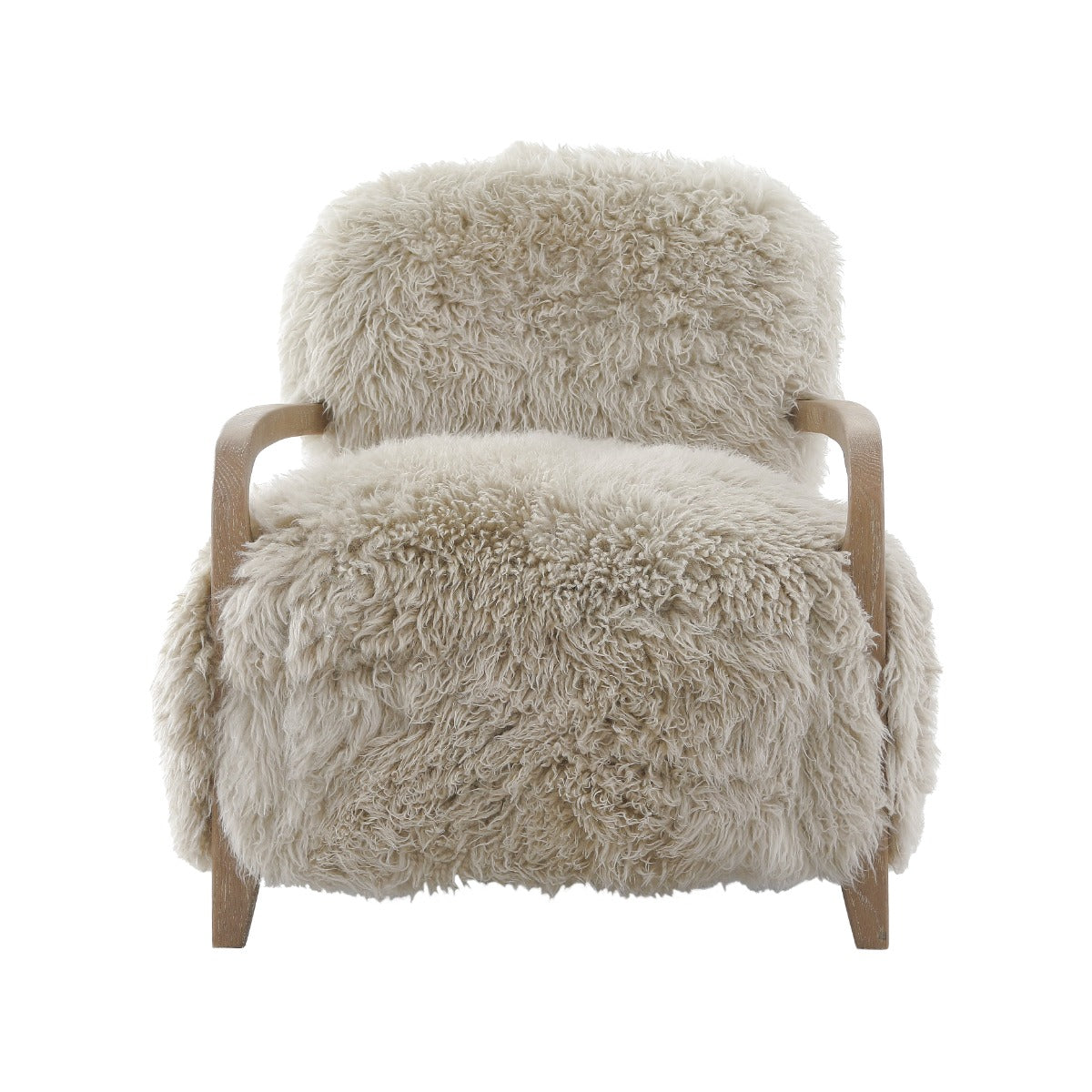 Baaarb Real Sheepskin Accent Chair