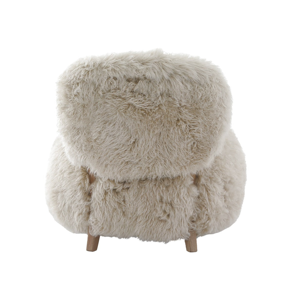 Baaarb Real Sheepskin Accent Chair