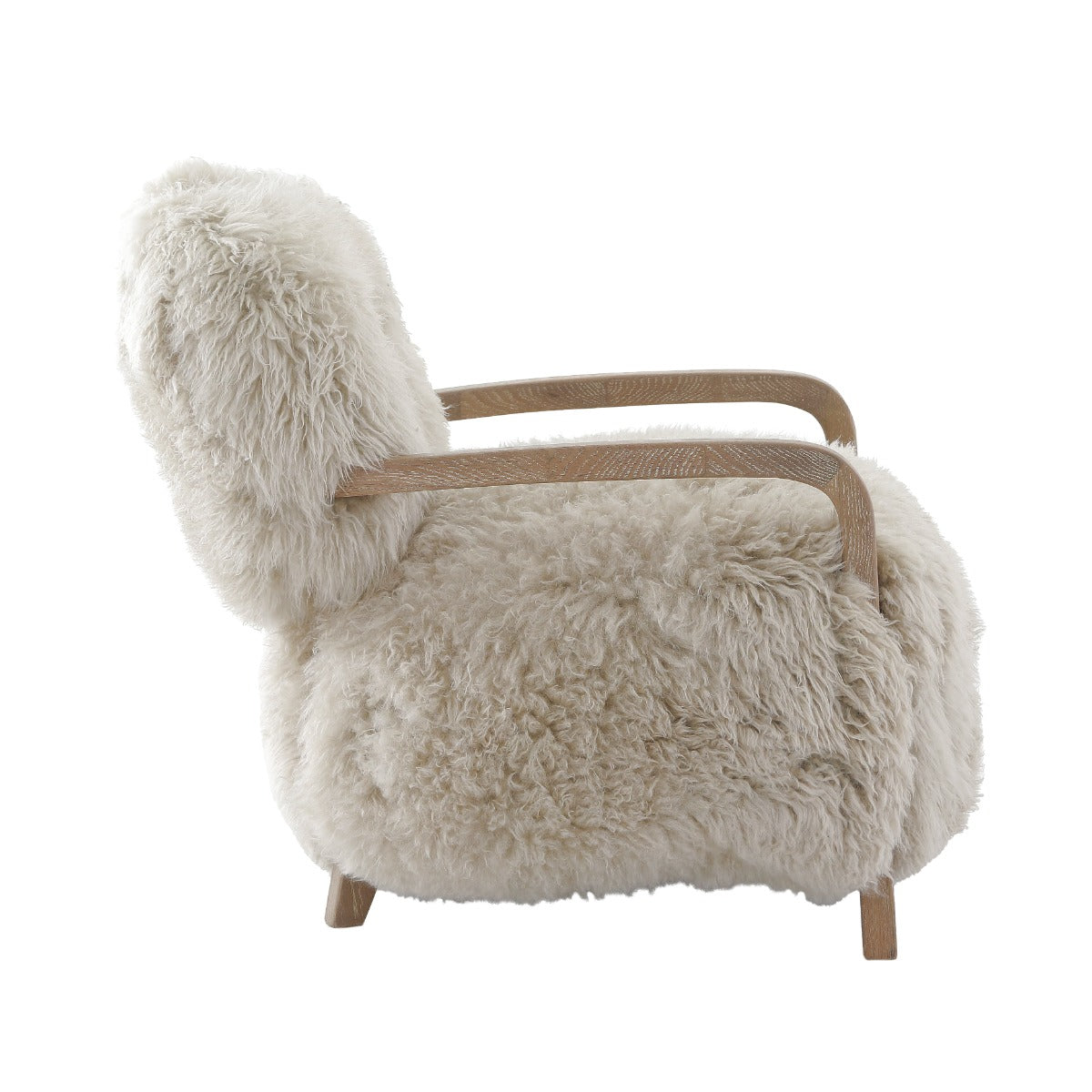 Baaarb Real Sheepskin Accent Chair