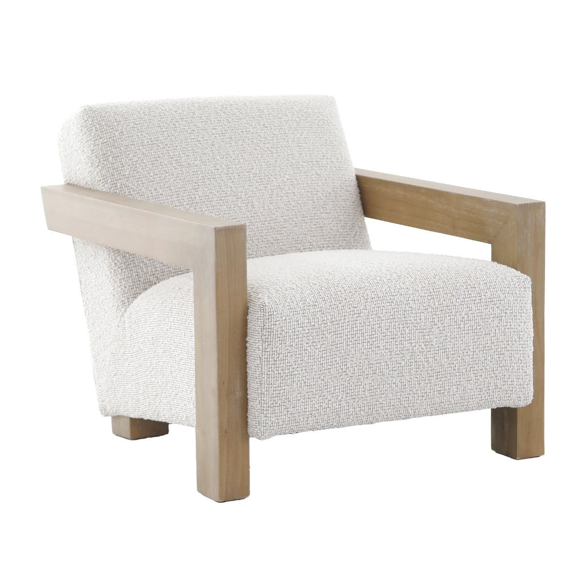 Abbey Accent Chair – Cream Bouclé
