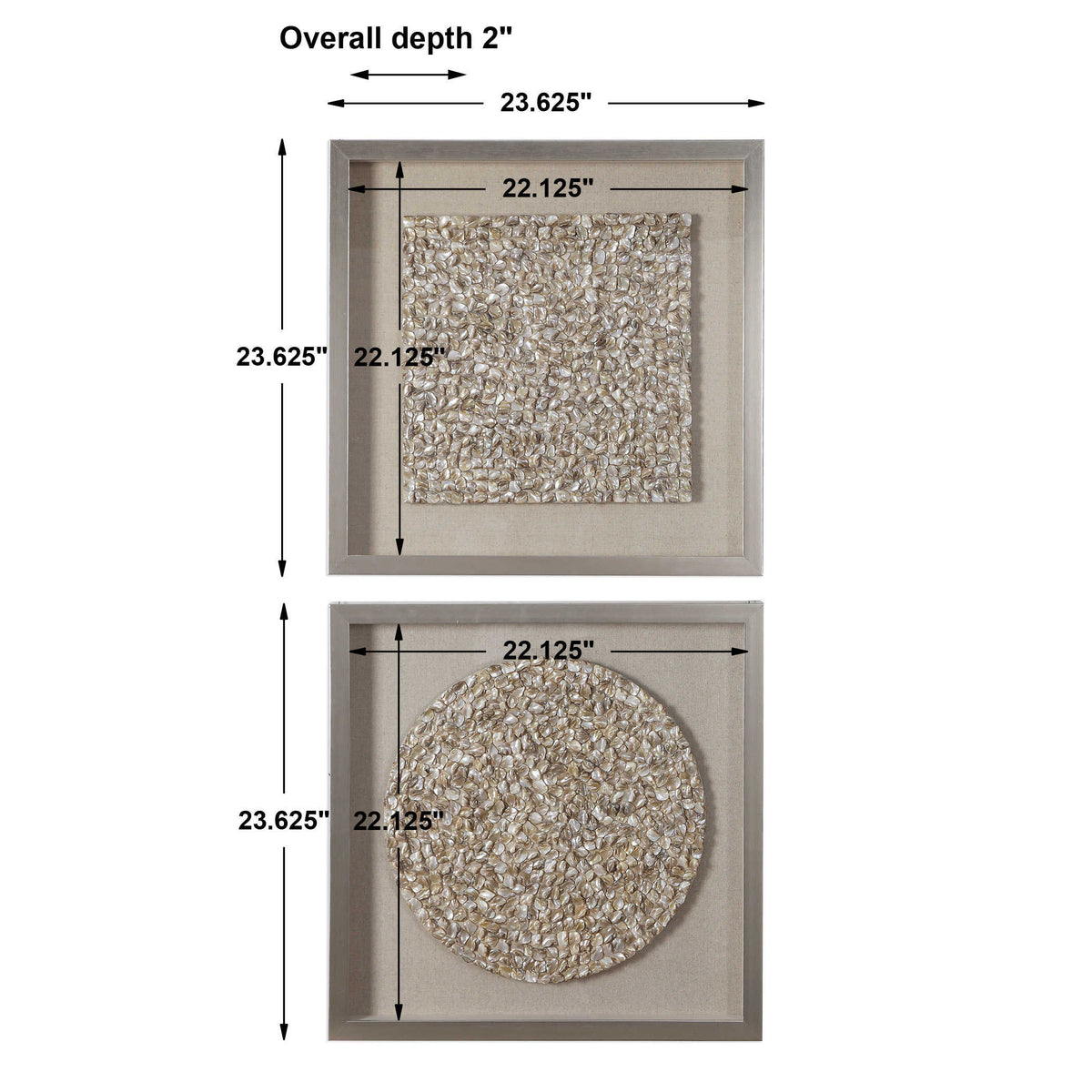 Arline Shadow Boxes – Set of 2