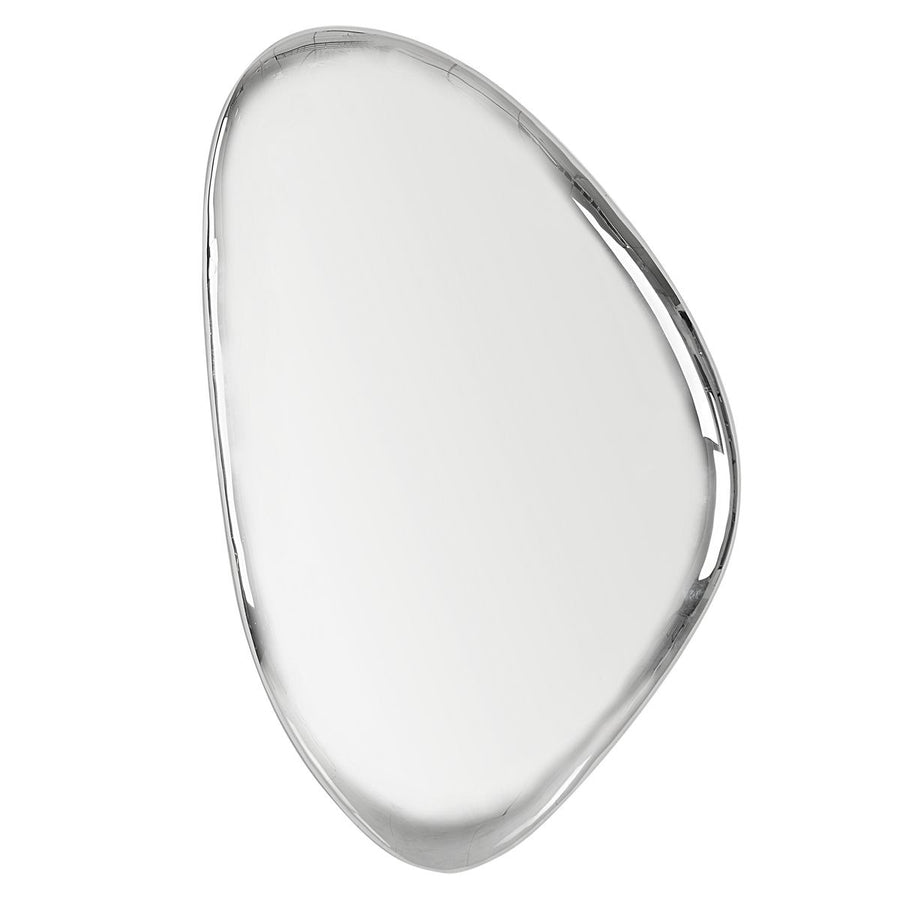Jelly Bean Wall Sculpture – Medium Silver