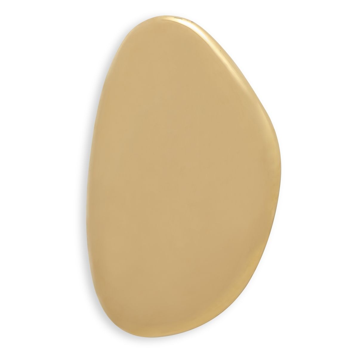 Jelly Bean Wall Sculpture – Medium Gold