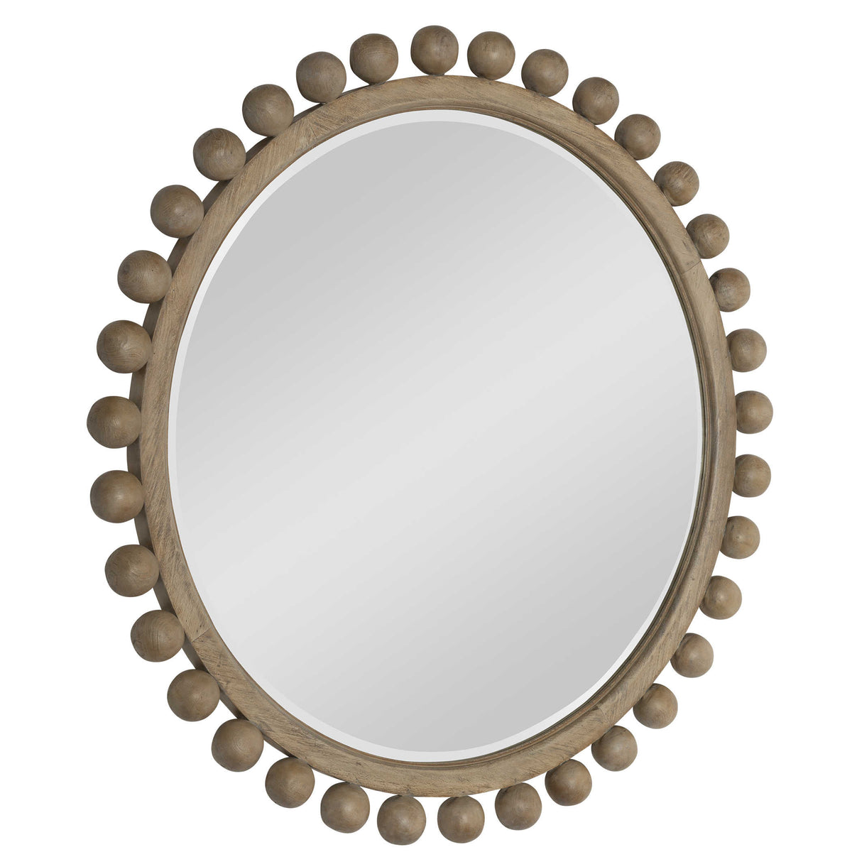 Brianza Round Mirror – Natural 127cm