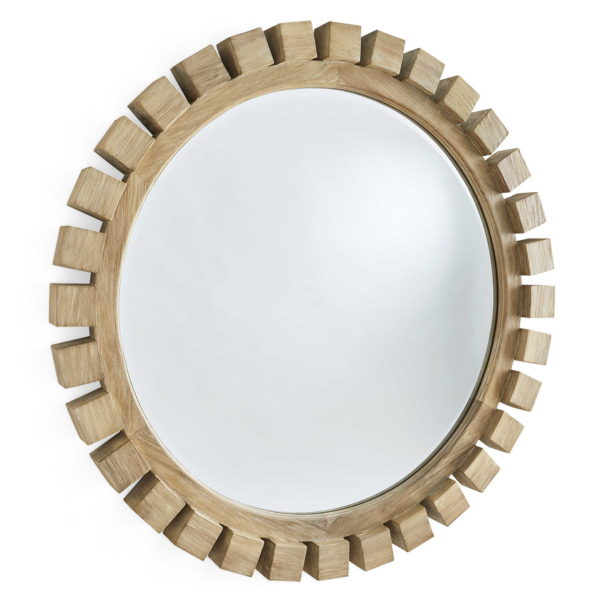 Around The Block Round Mirror – Natural