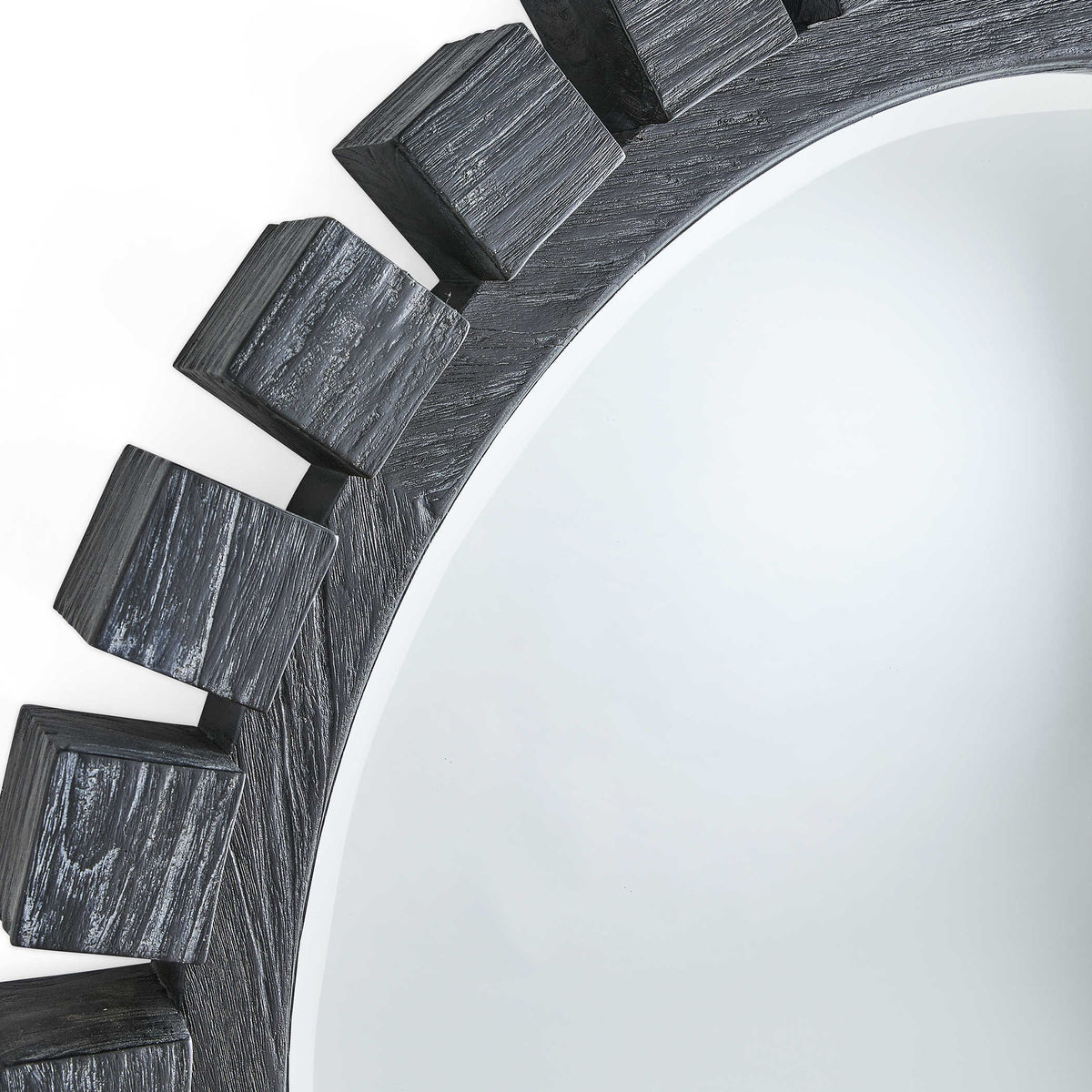 Around The Block Mirror – Ebony