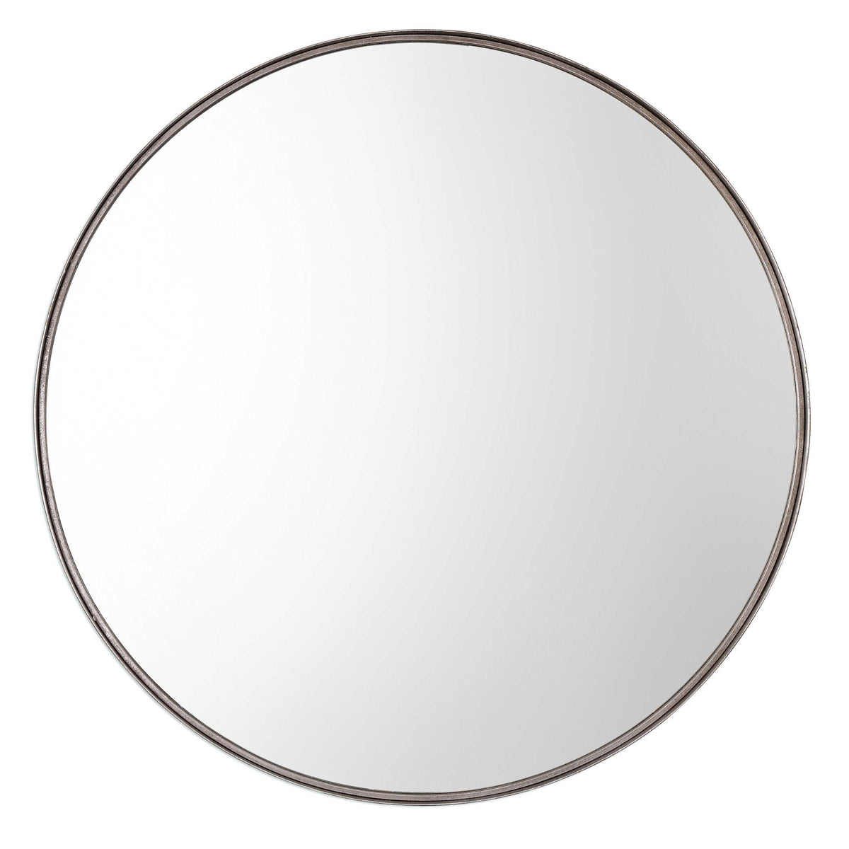 Agoura Round Mirror – Silver