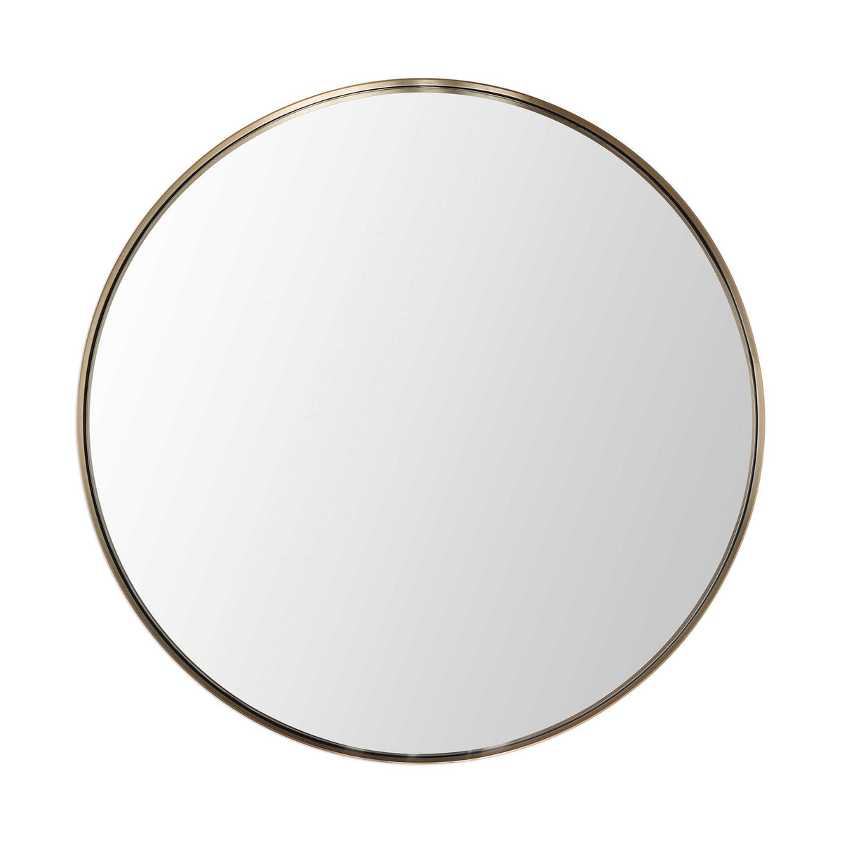 Padria Round Mirror – 102cm Brass