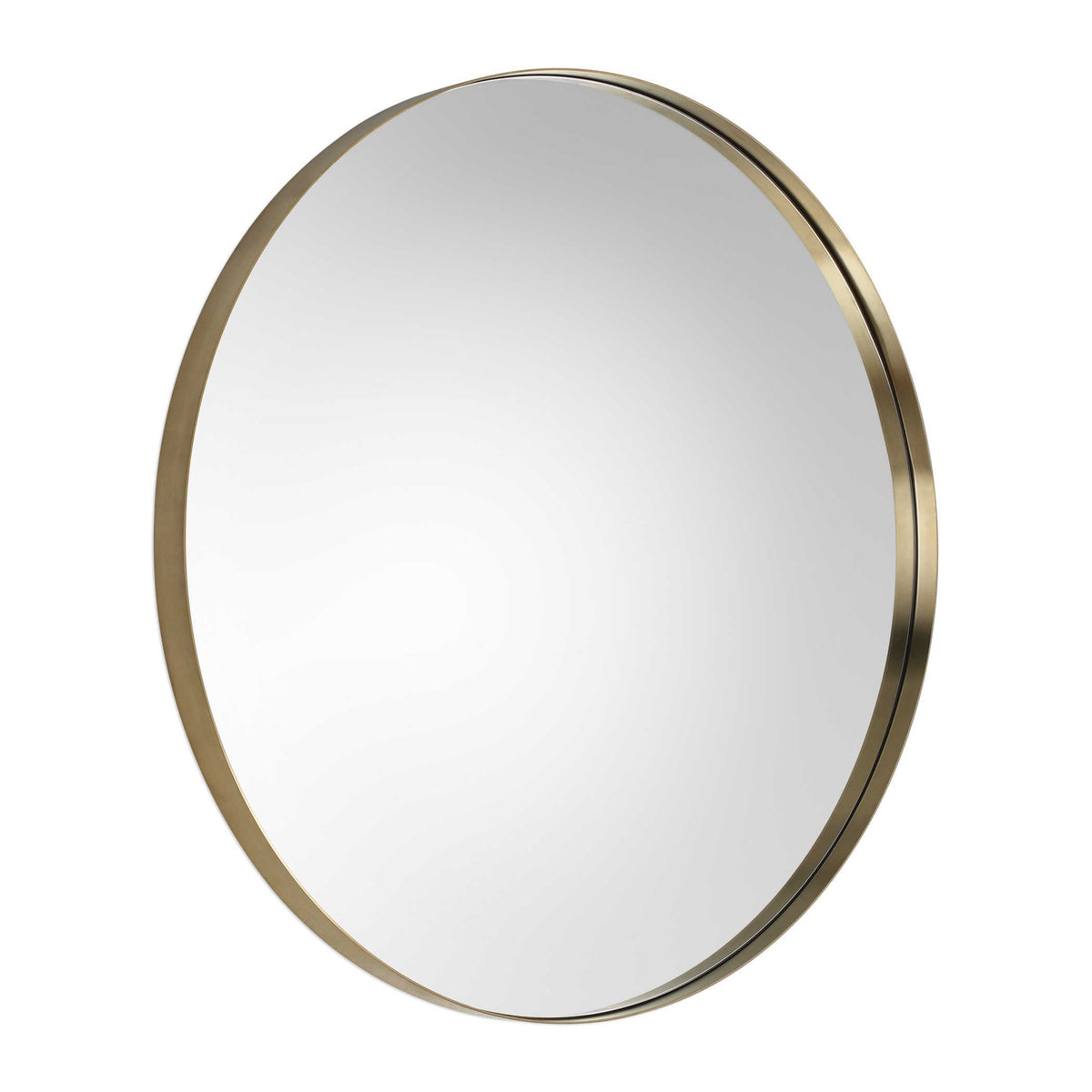 Padria Round Mirror – 102cm Brass
