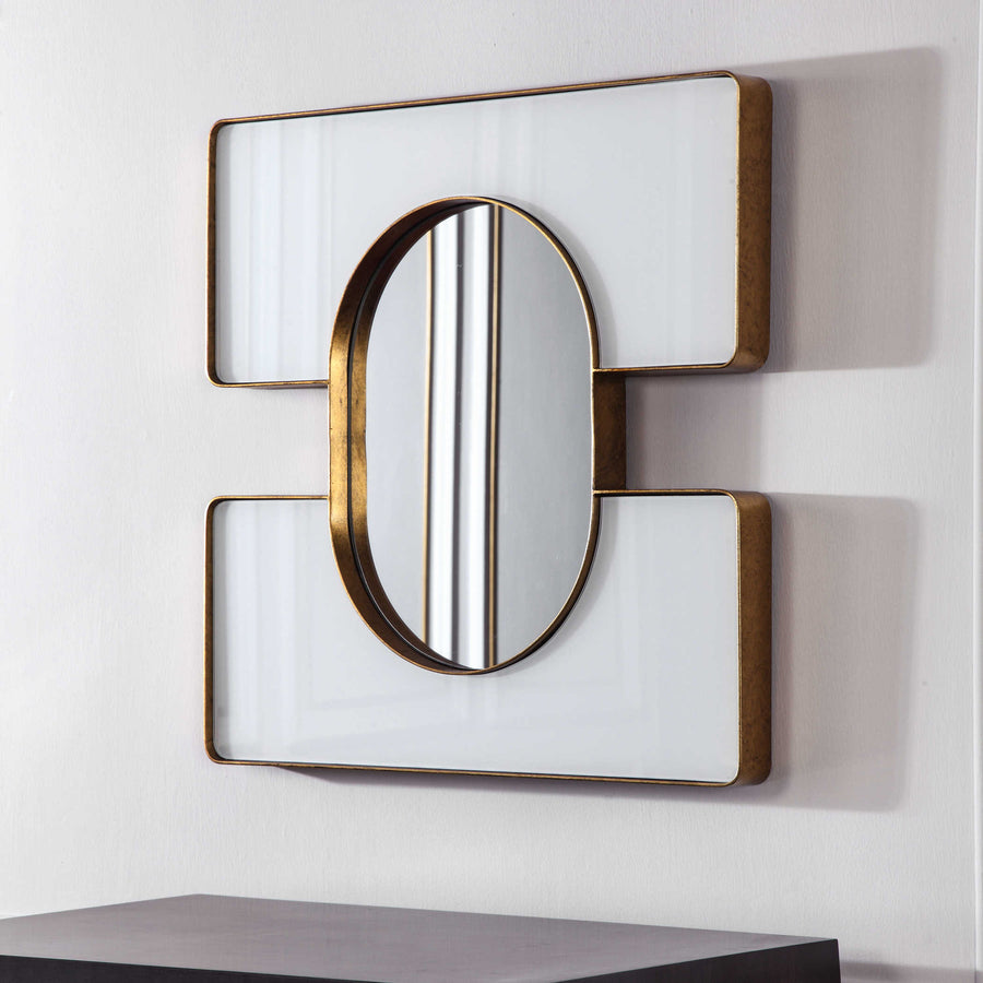 Embrace Square Mirror – White