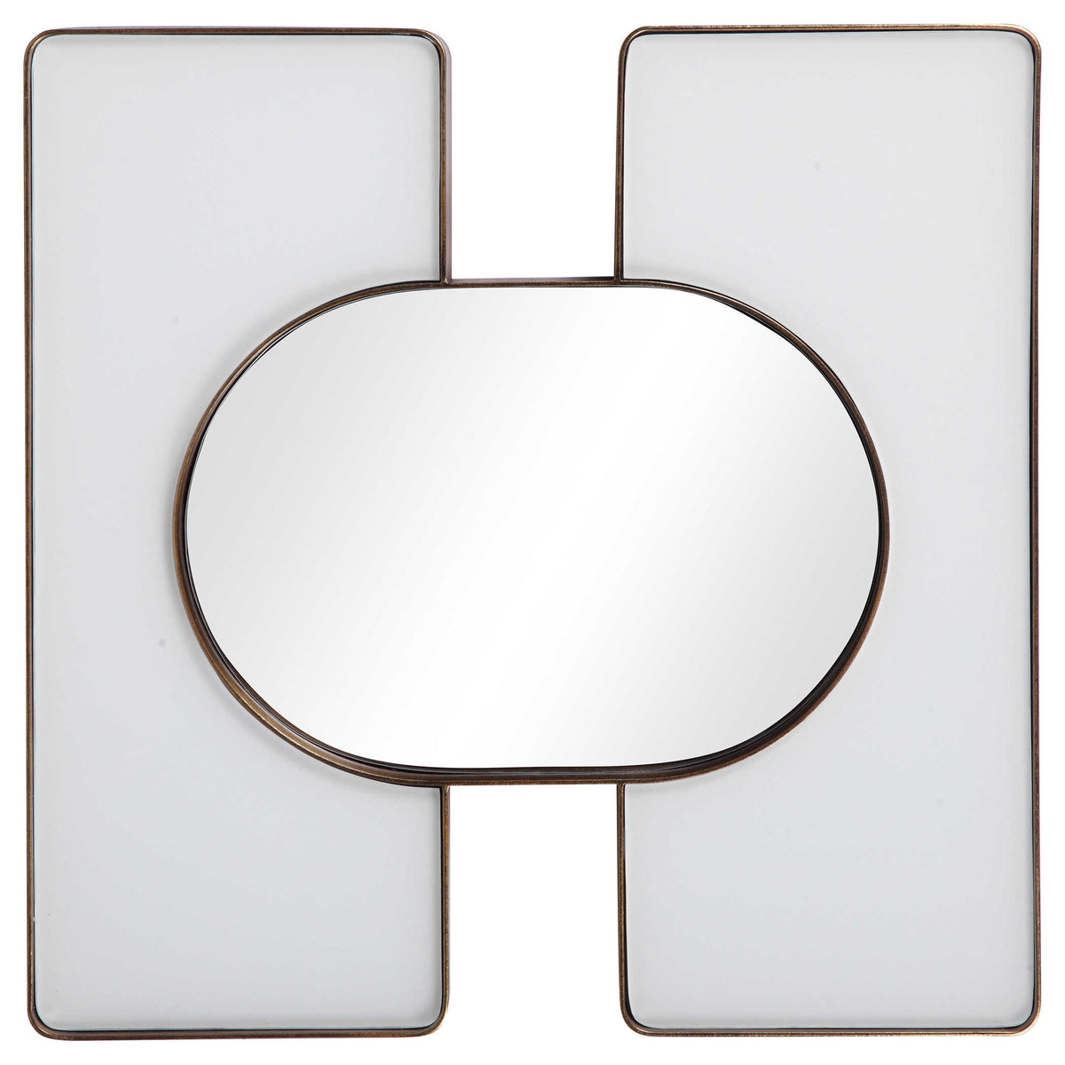Embrace Square Mirror – White
