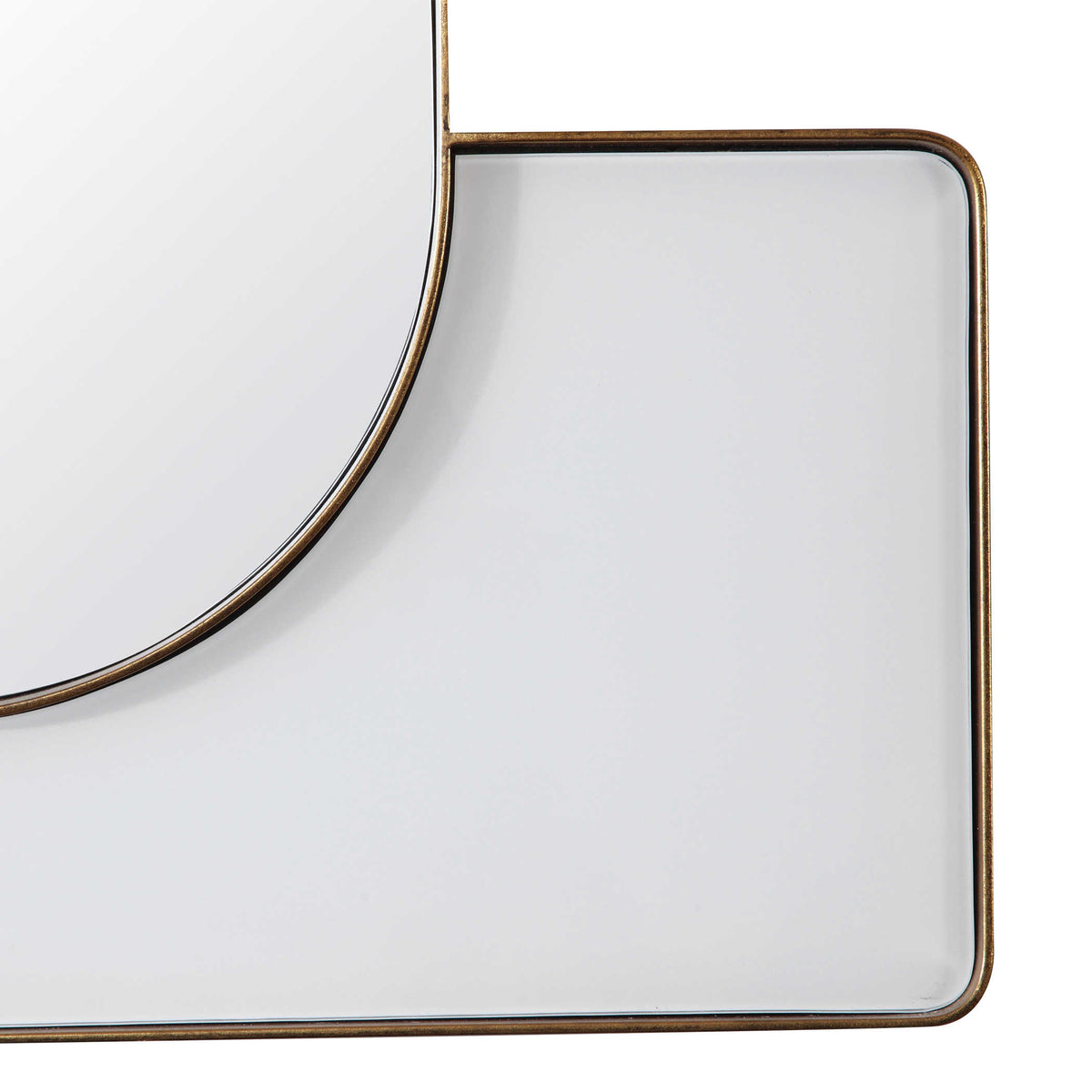 Embrace Square Mirror – White