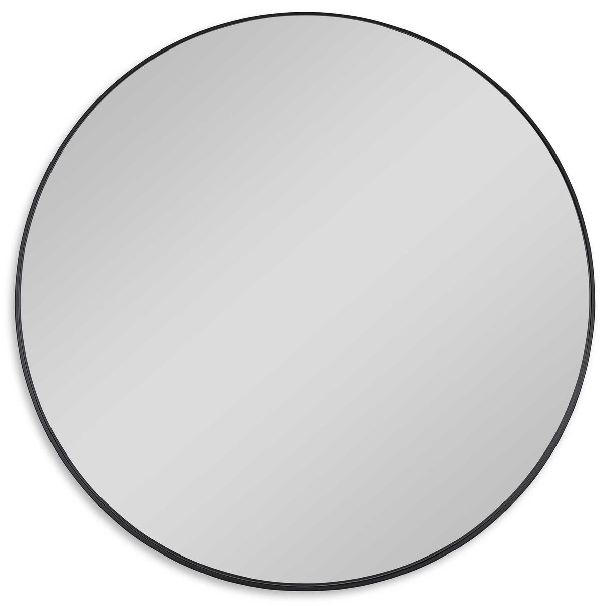 Padria Round Mirror – 122cm Black