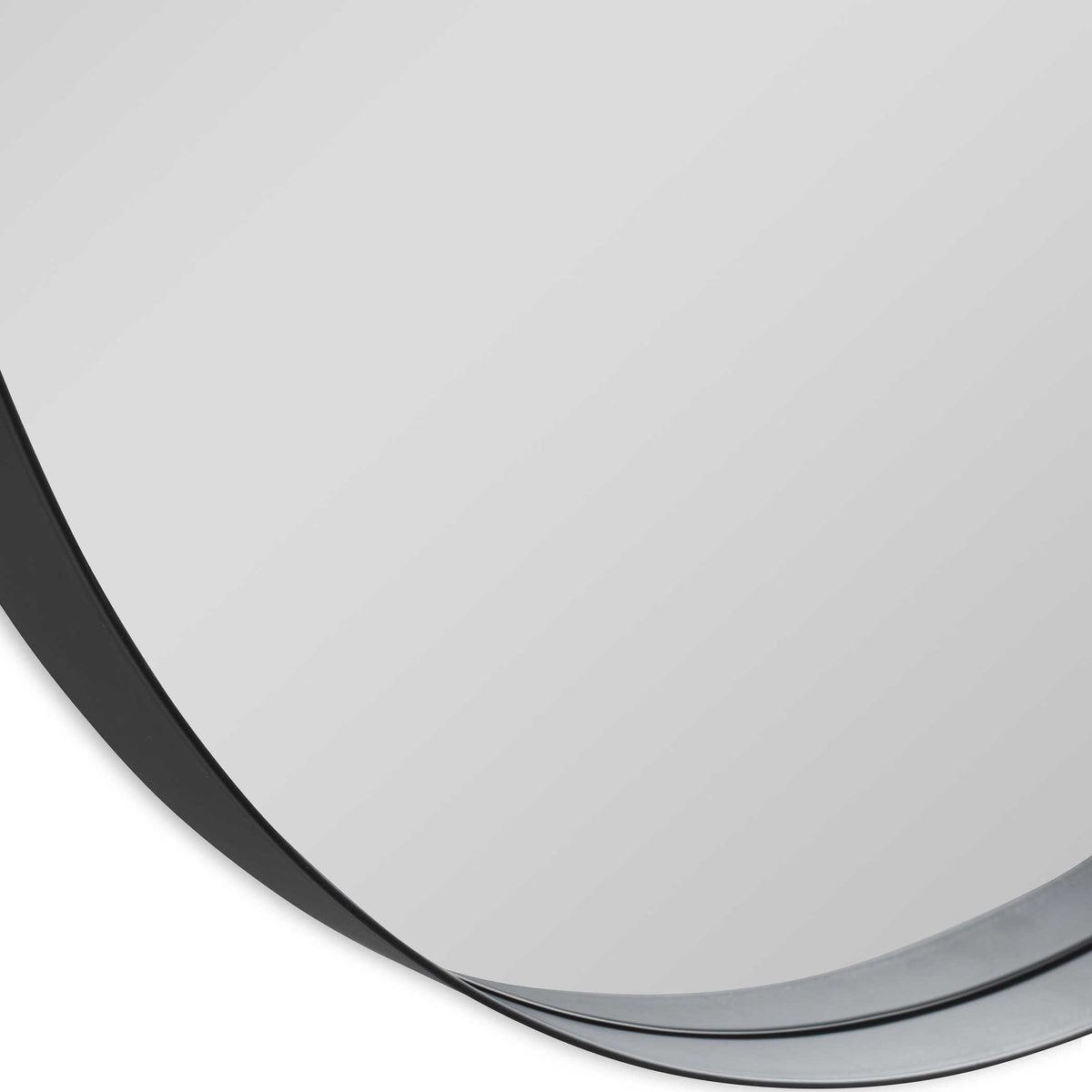 Padria Round Mirror – 122cm Black