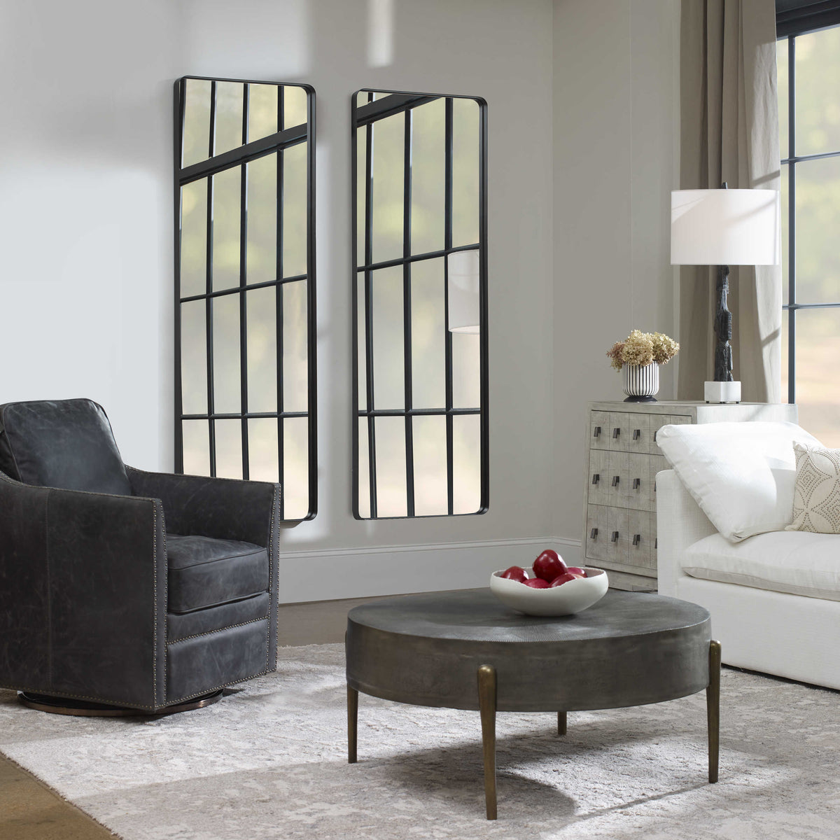 Padria Leaner Mirror – Black