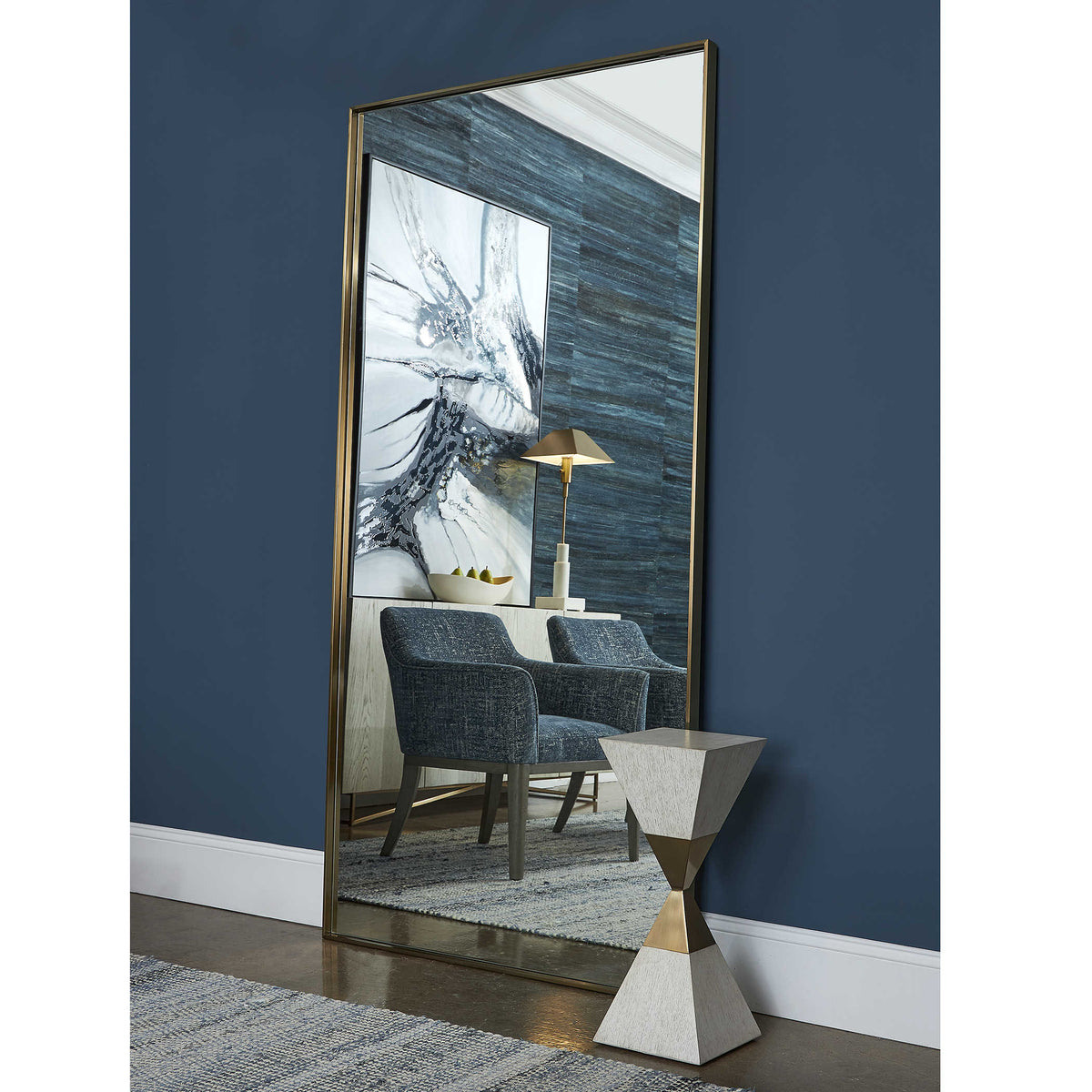 Harland Mirror – Brass