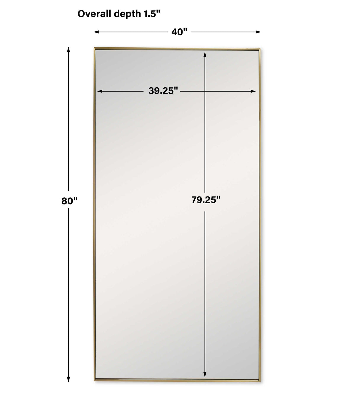 Harland Mirror – Brass