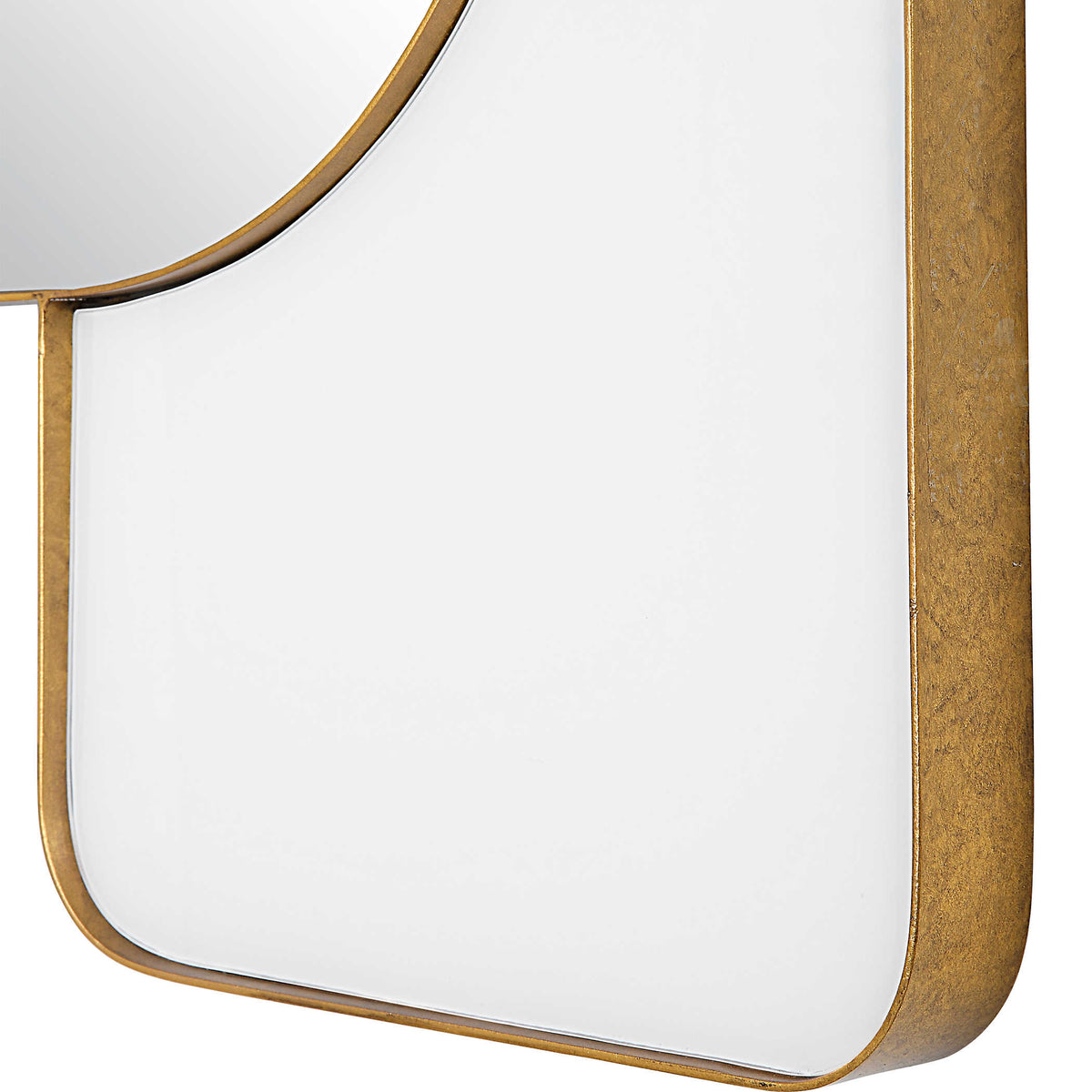 Embrace Large Square Mirror – White