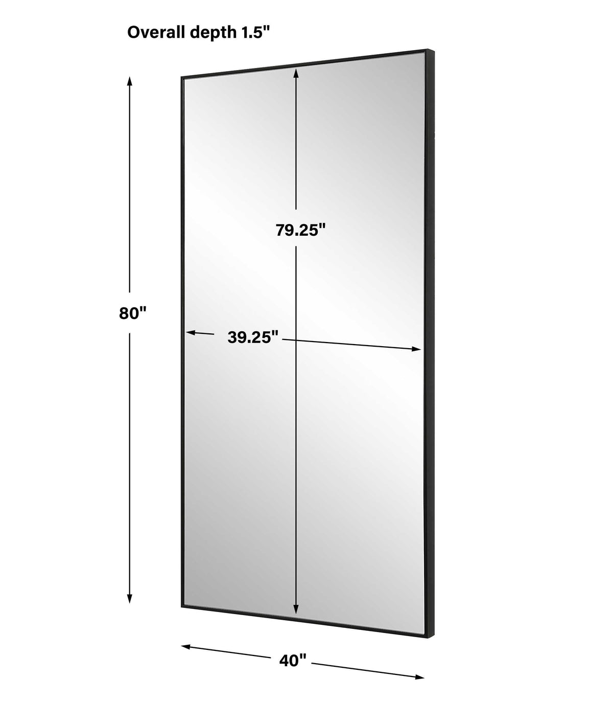 Harland Mirror – Black