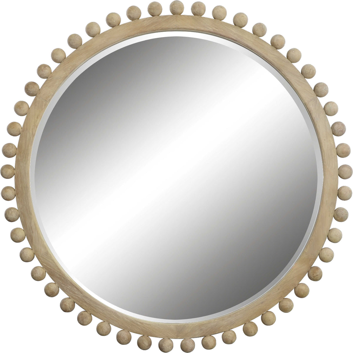 Brianza Round Mirror – Natural 183cm