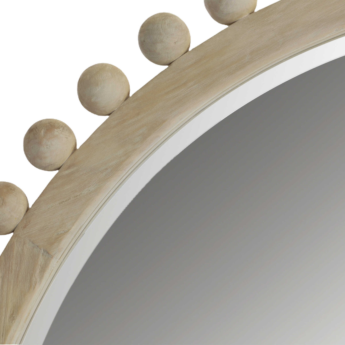 Brianza Round Mirror – Natural 183cm