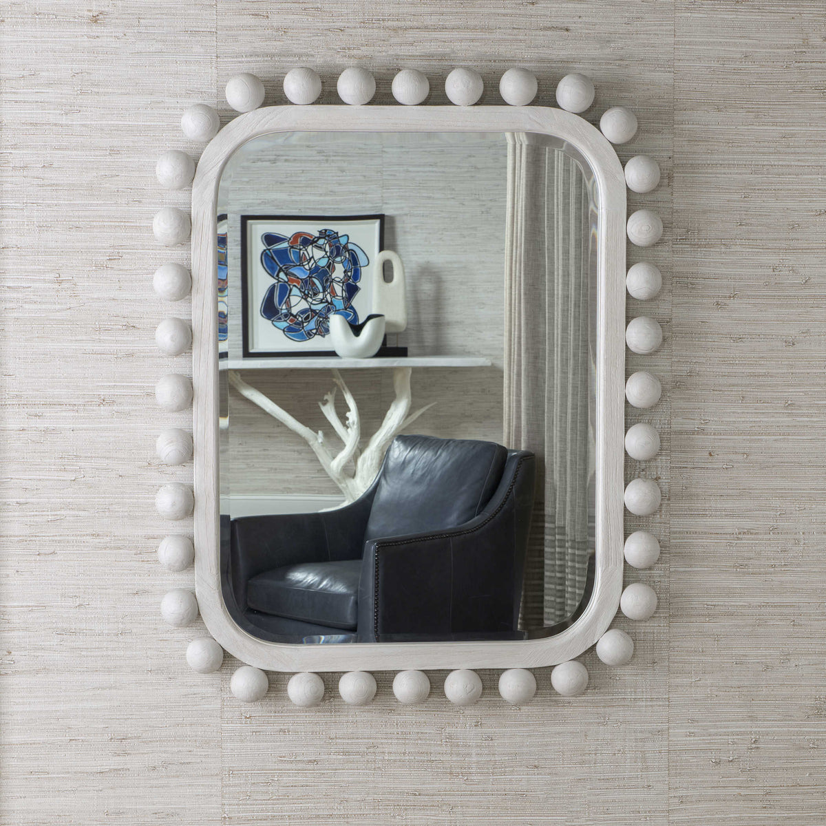 Brianza Mirror – White 102 x 127cm