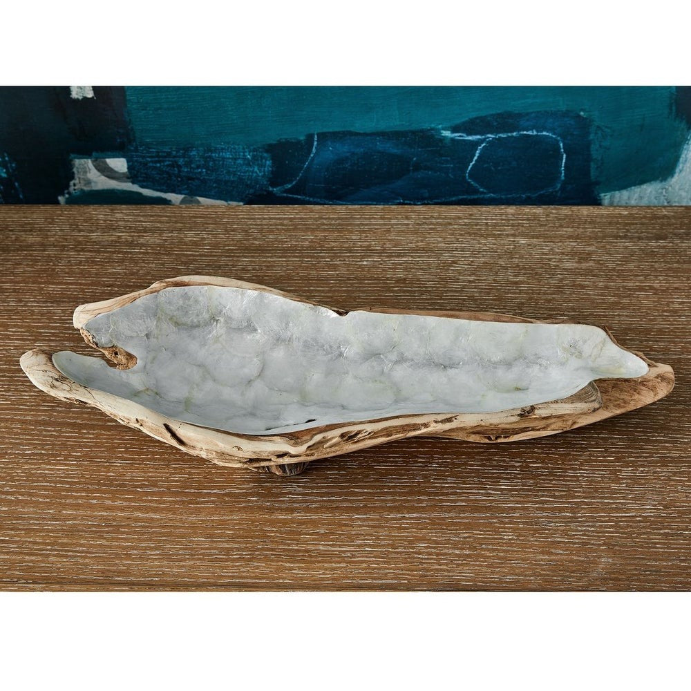 Pearl Forest Bowl – Blue Capiz