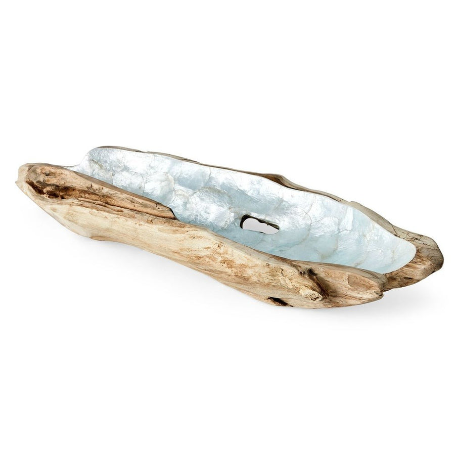 Pearl Forest Bowl – Blue Capiz