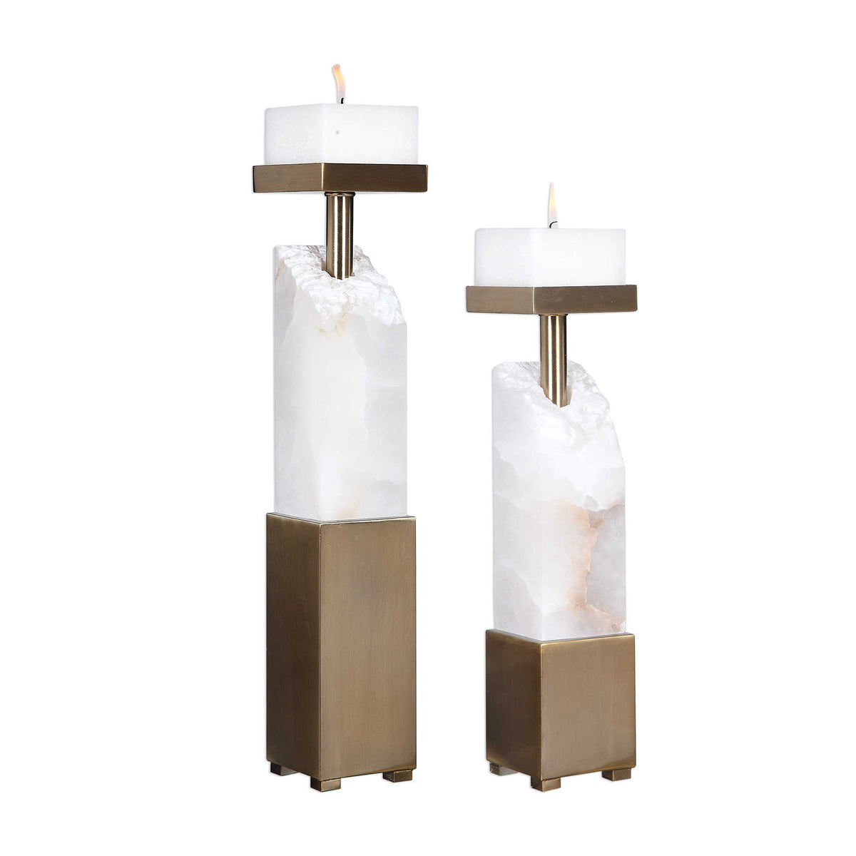 Ebena Candleholders – Set of 2