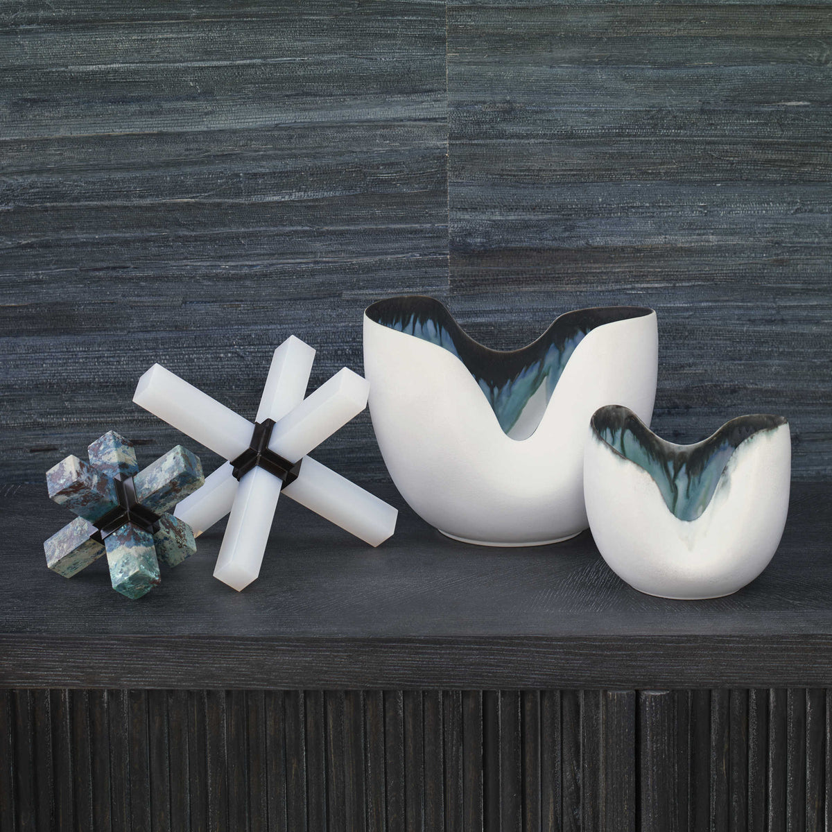 Indigo Vase – Medium