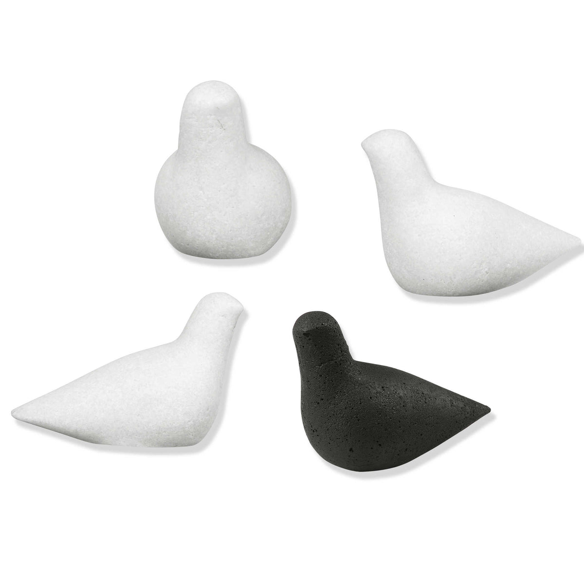 Flock Bird Sculpture, Set of 4