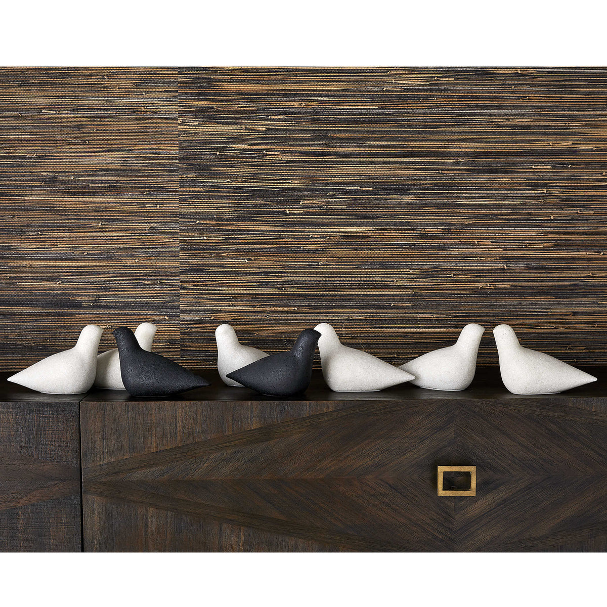 Flock Bird Sculpture, Set of 4