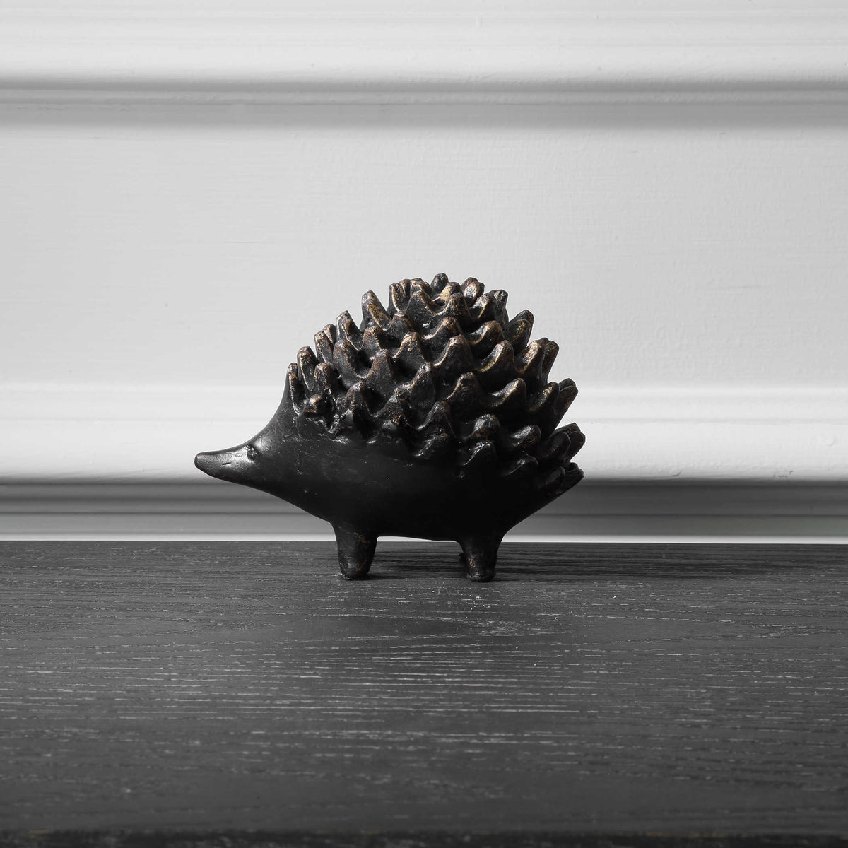 Hedging Your Bet Hedgehog Sculpture – Bronze