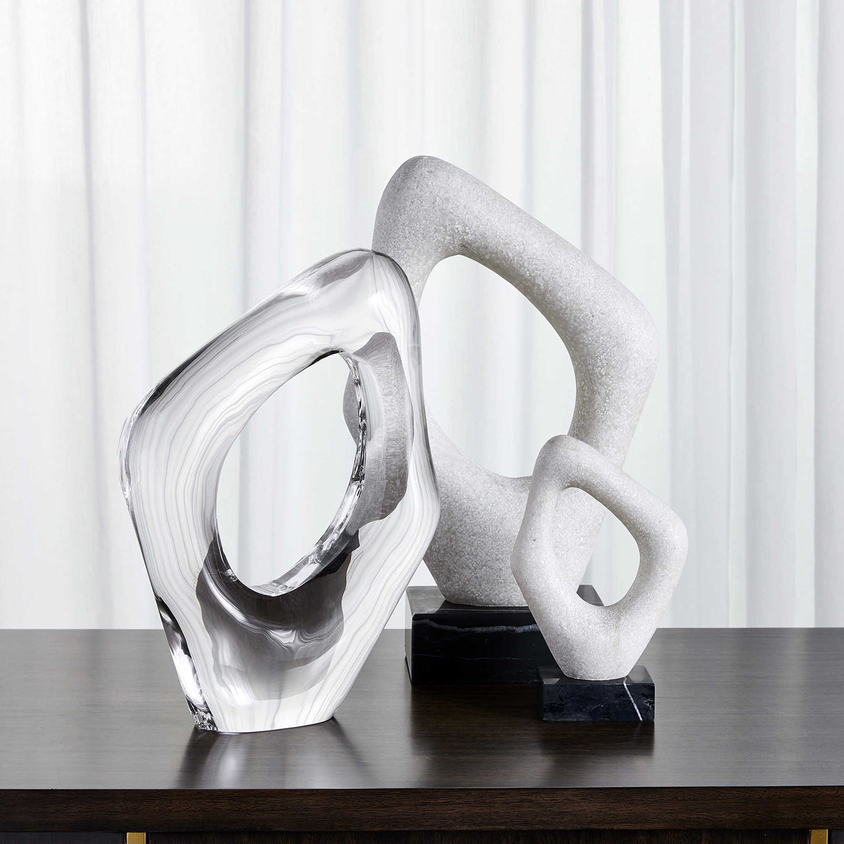 Stone Cavern Sculptures – Set of 2