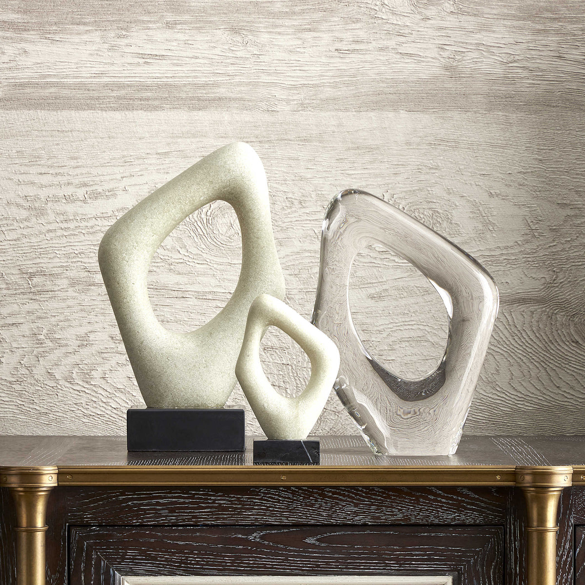 Stone Cavern Sculptures – Set of 2