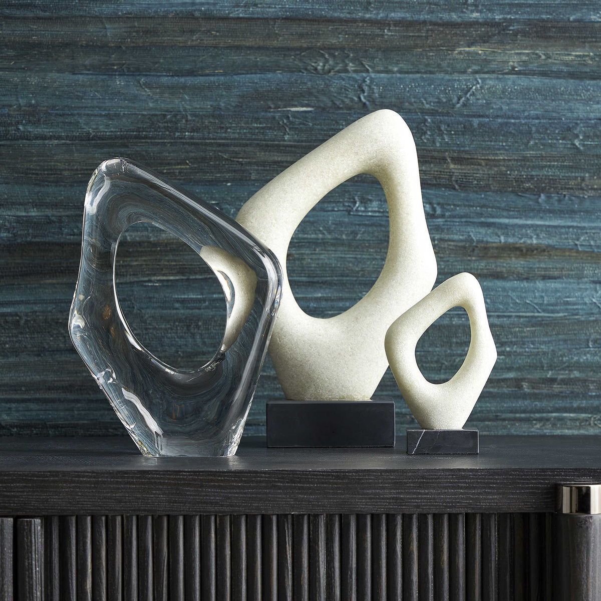 Stone Cavern Sculptures – Set of 2