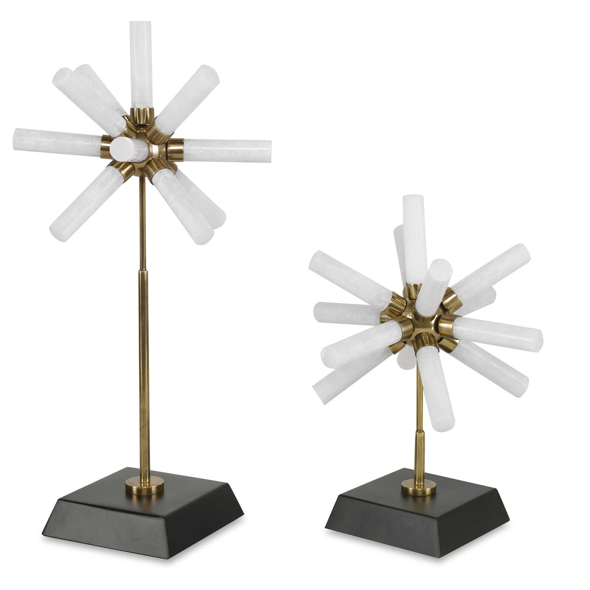 Snowflake Sculptures – Set of 2
