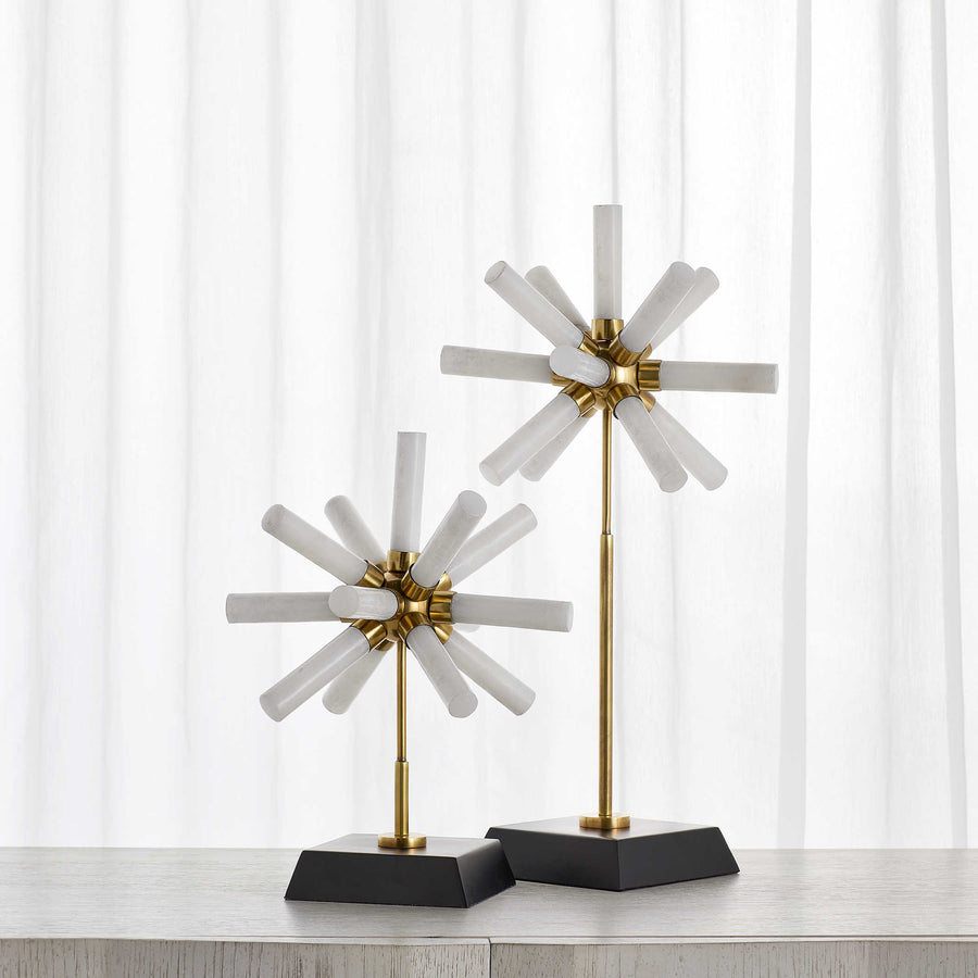 Snowflake Sculptures – Set of 2