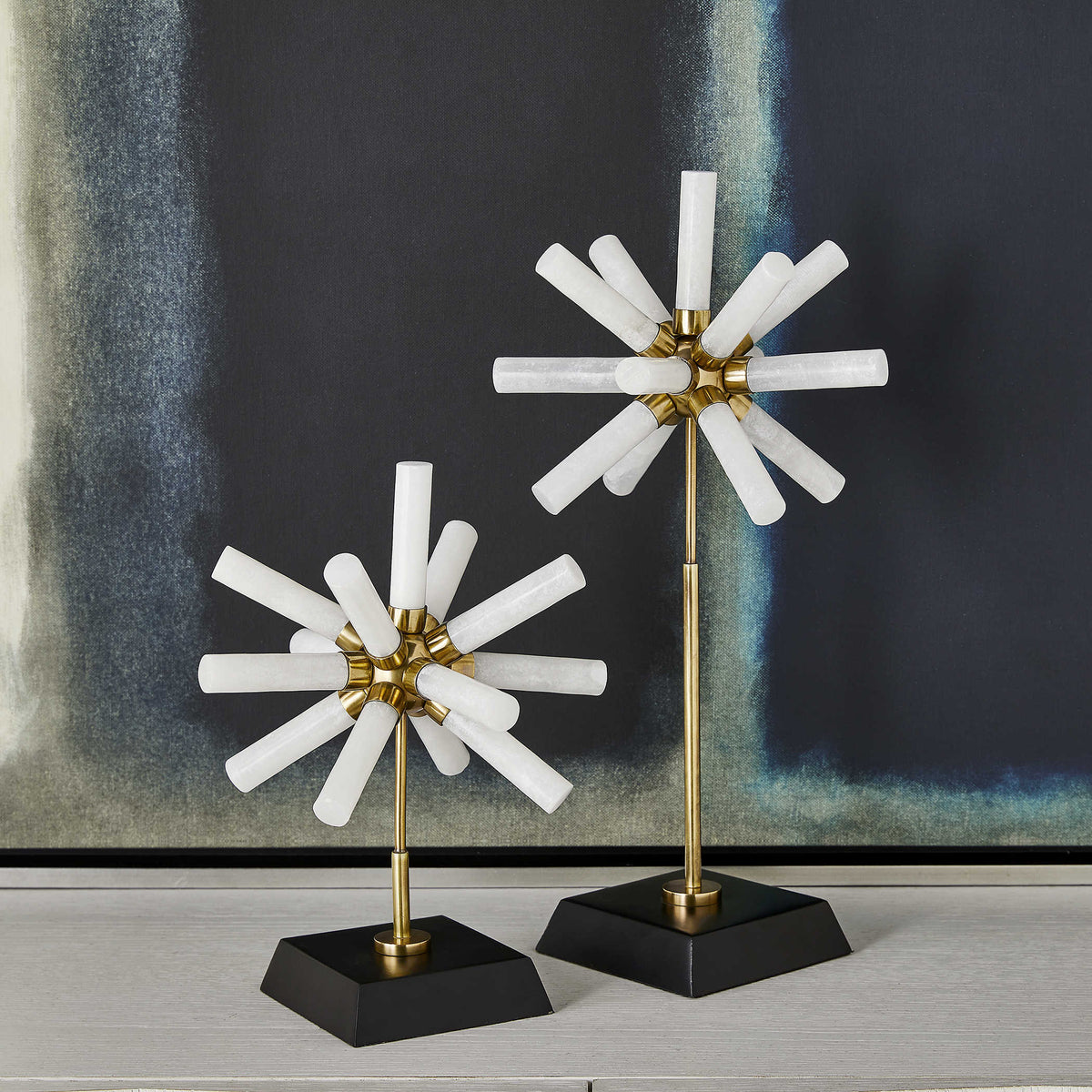 Snowflake Sculptures – Set of 2