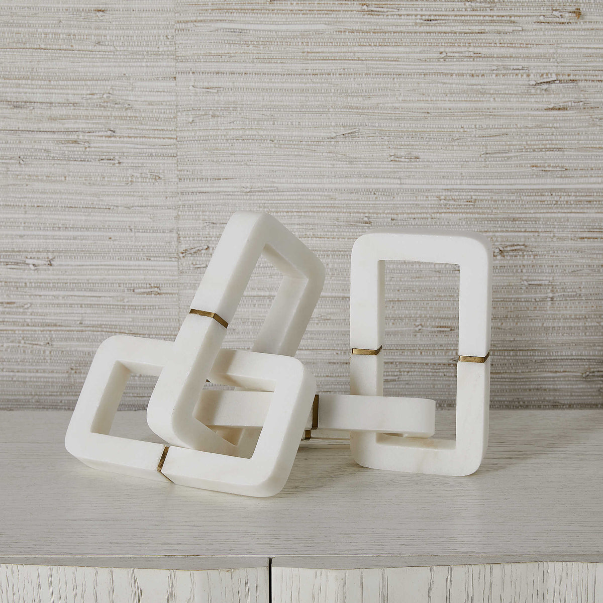 Connection Sculpture – White Marble