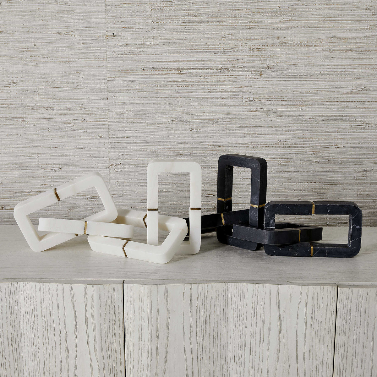 Connection Sculpture – White Marble