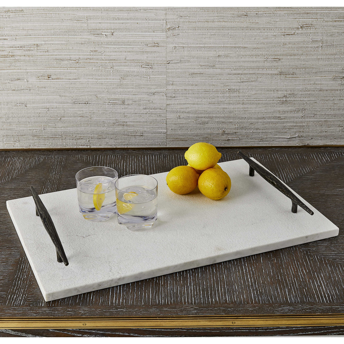 Get a Grip Tray – White Marble