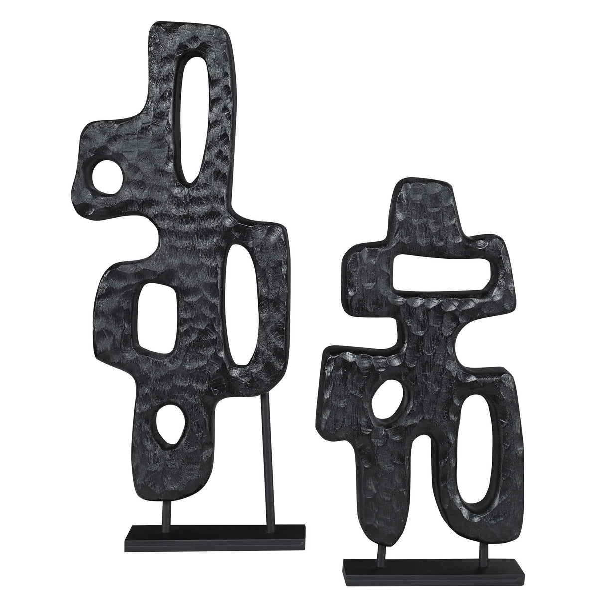 Chiseled Silhouette Sculpture – Small