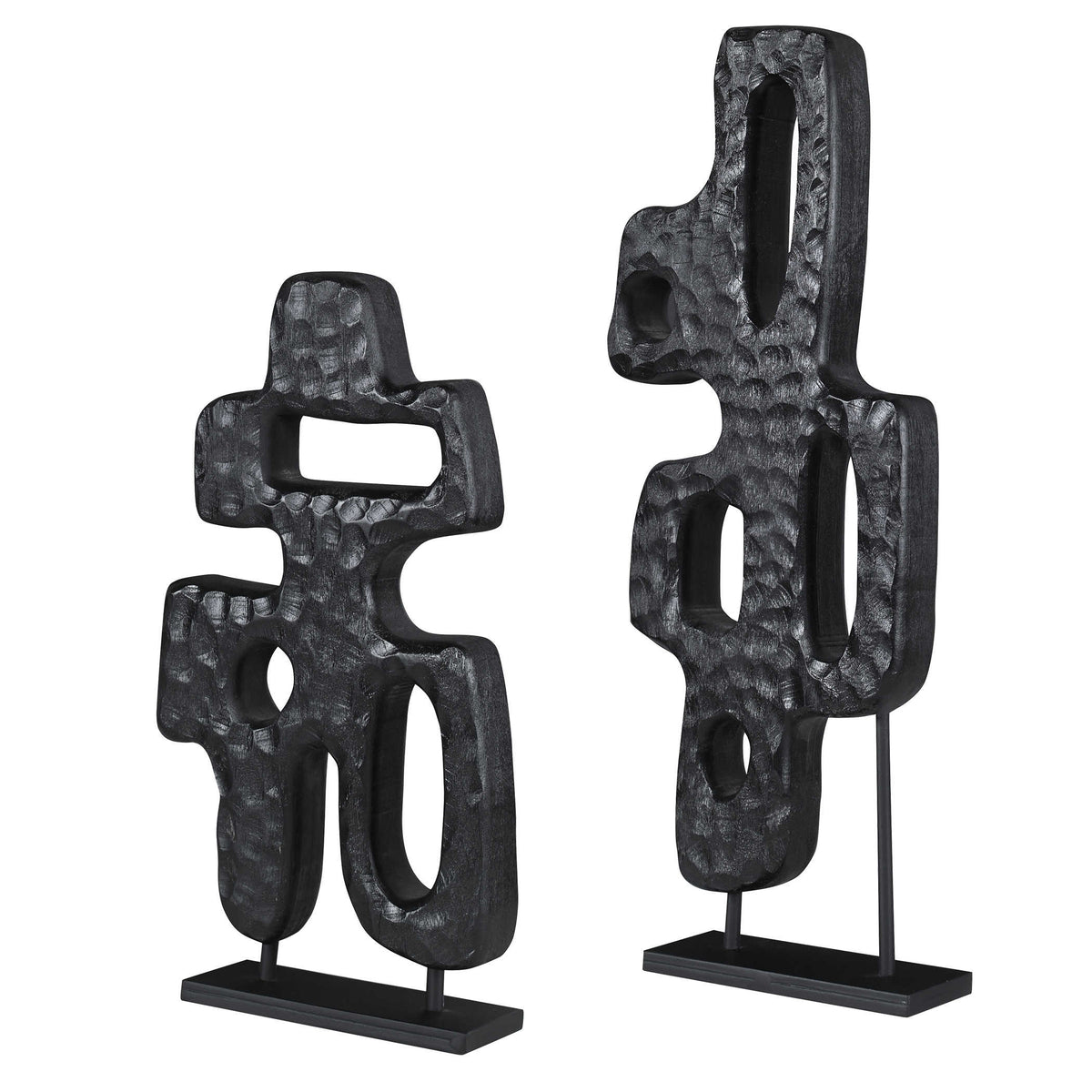 Chiseled Silhouette Sculpture – Medium