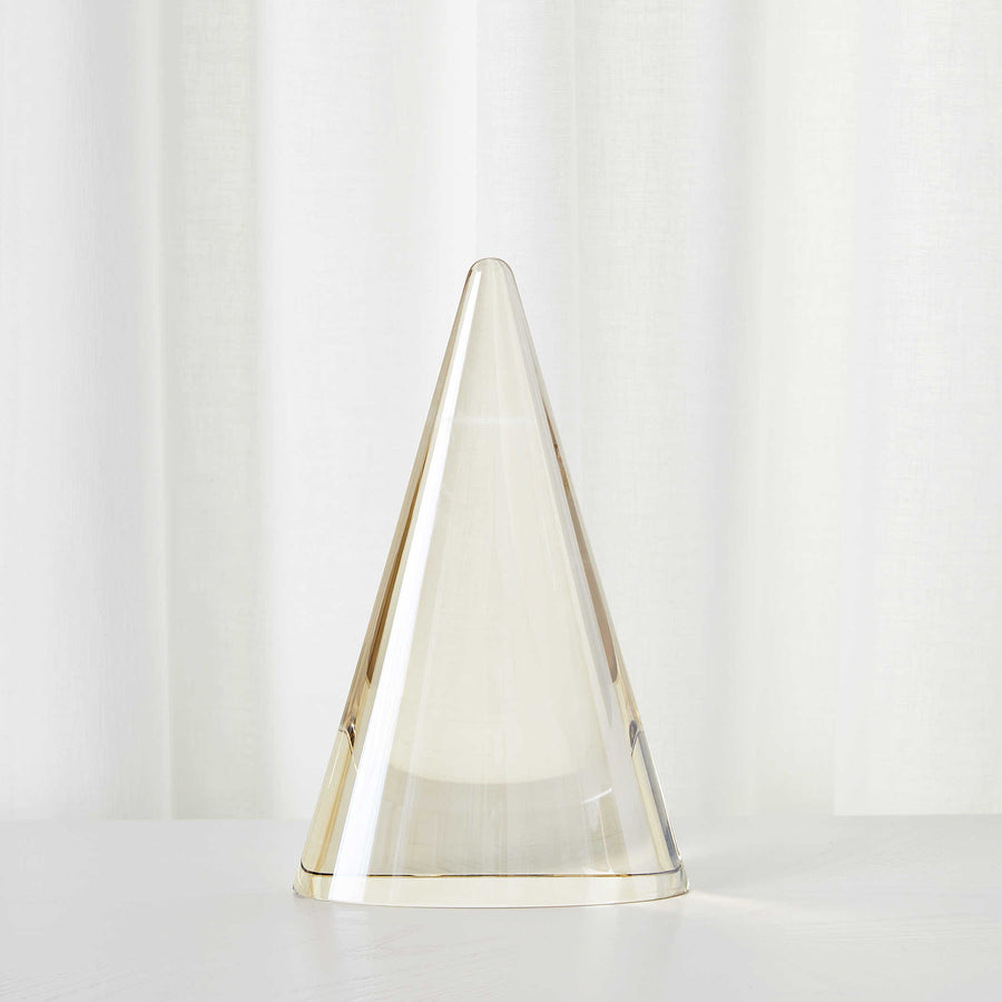 Apex Sculpture – Champagne Crystal